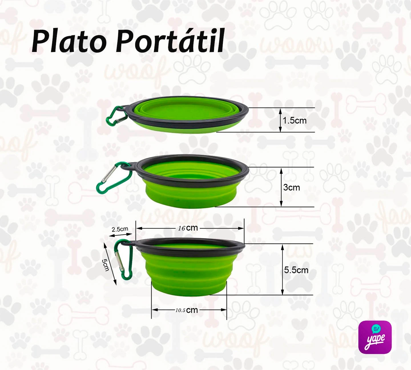 PLATO PORTÁTIL MASCOTAS  5