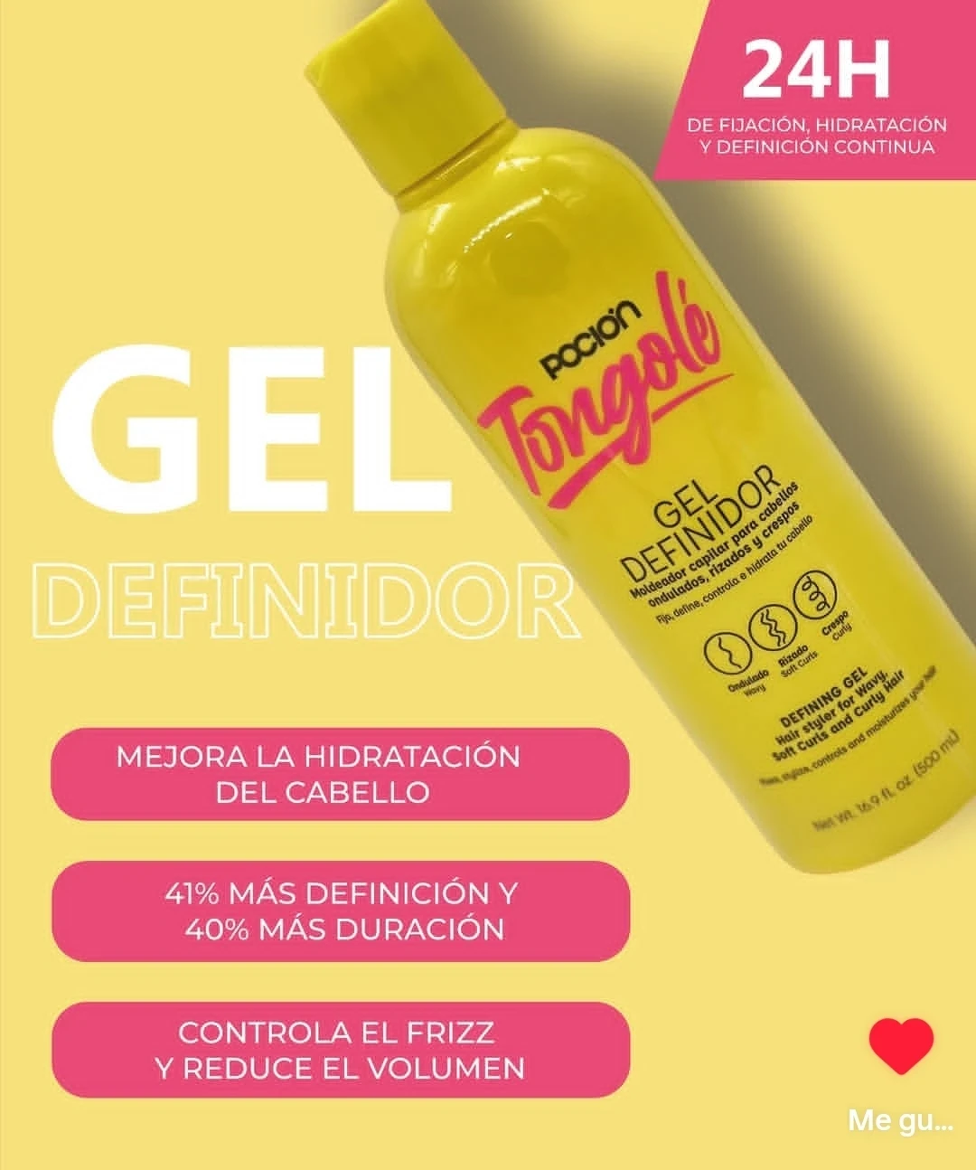 la pocion tongole gel definidor rizos y ondulados 500ml