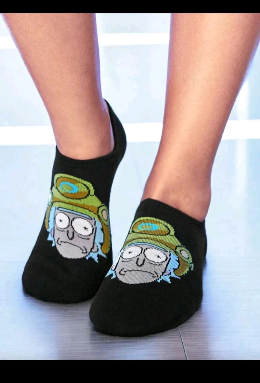 Medias Tobilleras Rick & Morty -