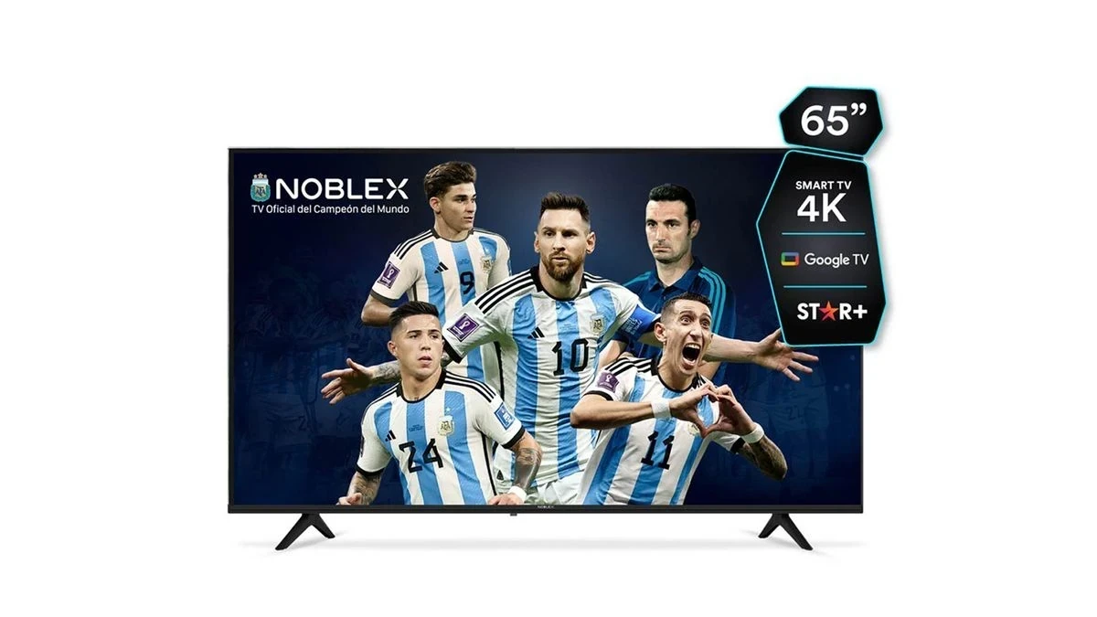 Smart TV 65” UHD 4K Noblex CON GOOGLE