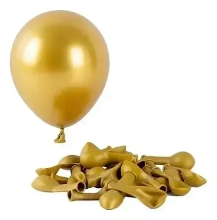 GLOBO LATEX DORADO X 25
