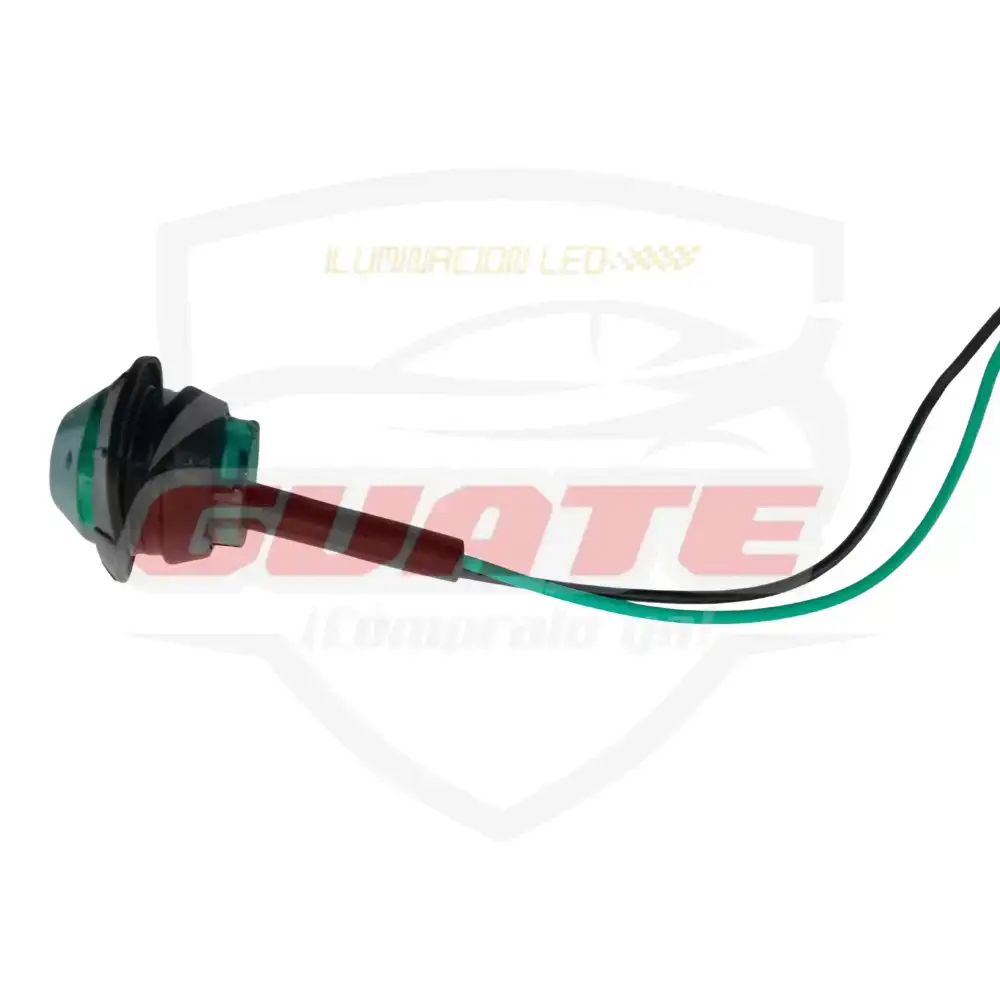 LATERALES TIPO BOTON VERDES ORILLA DE HULE 2