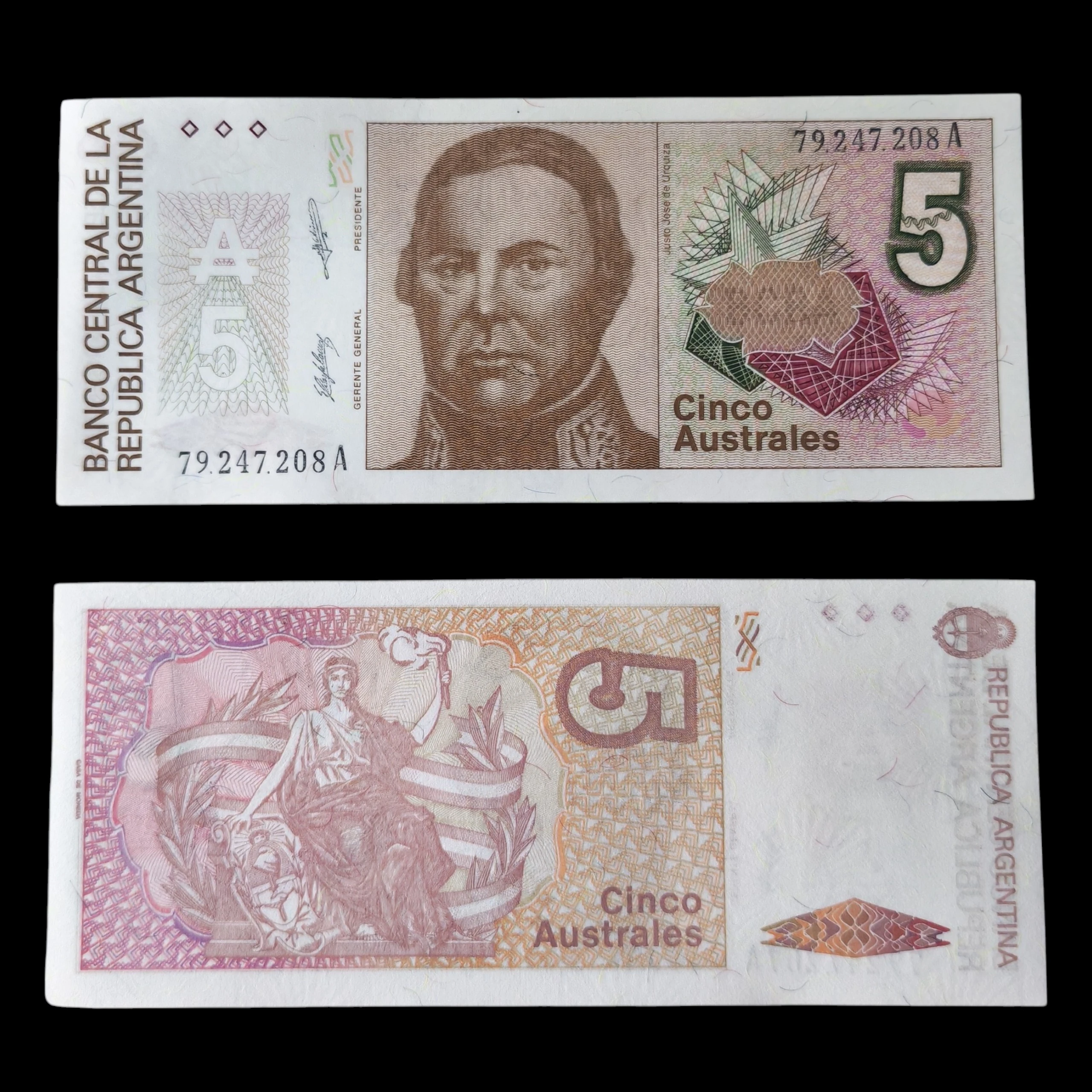 ° Argentina 5 australes UNC