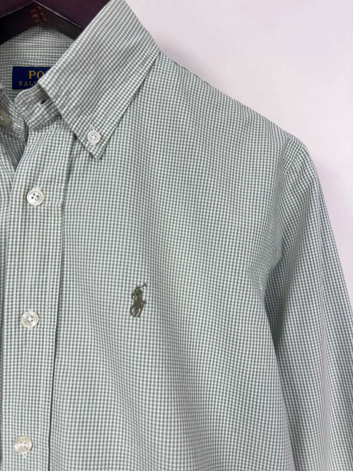 POLO RALPH LAUREN SLIM FIT CHECKED OXFORD SHIRT 4
