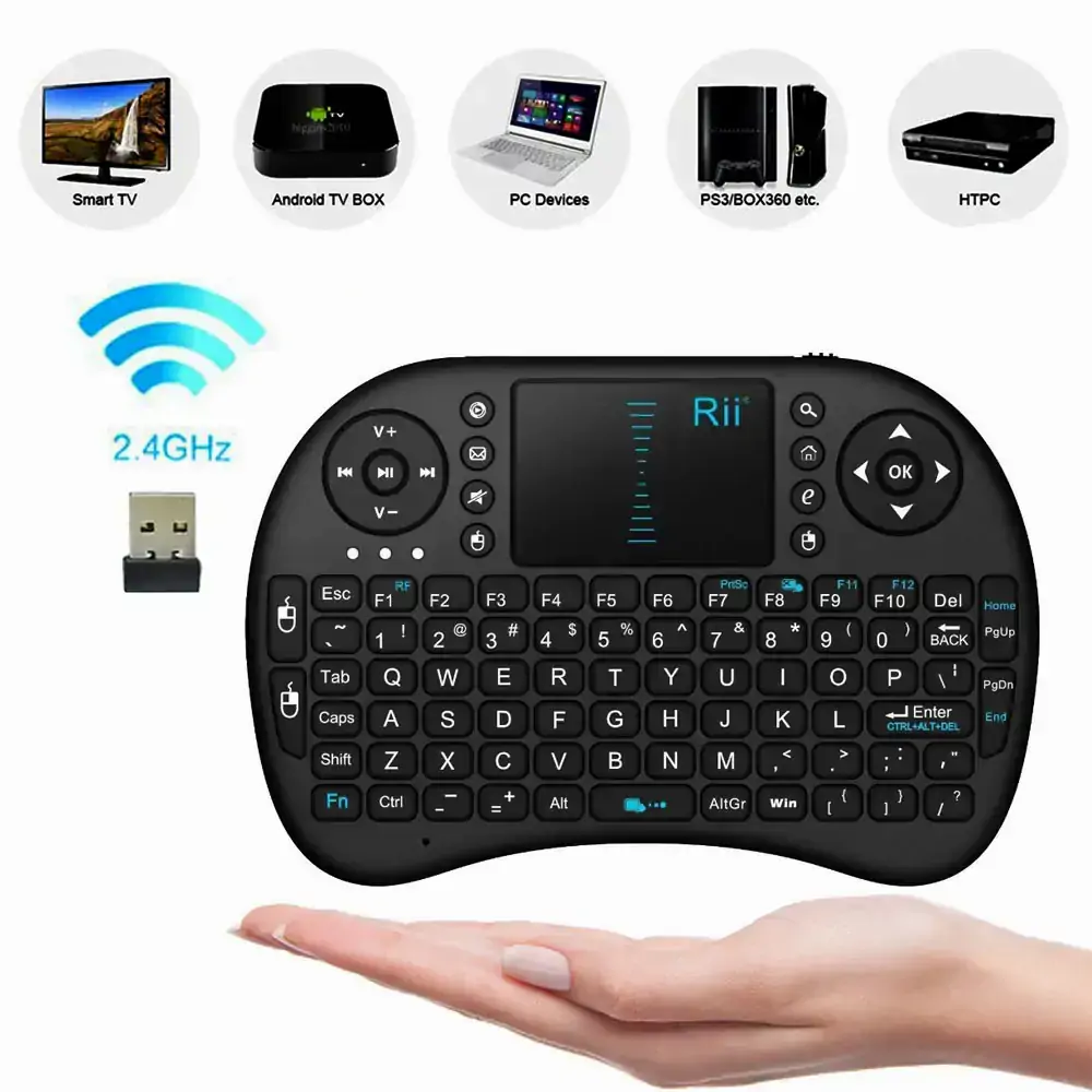 Teclado mini Tv box 2