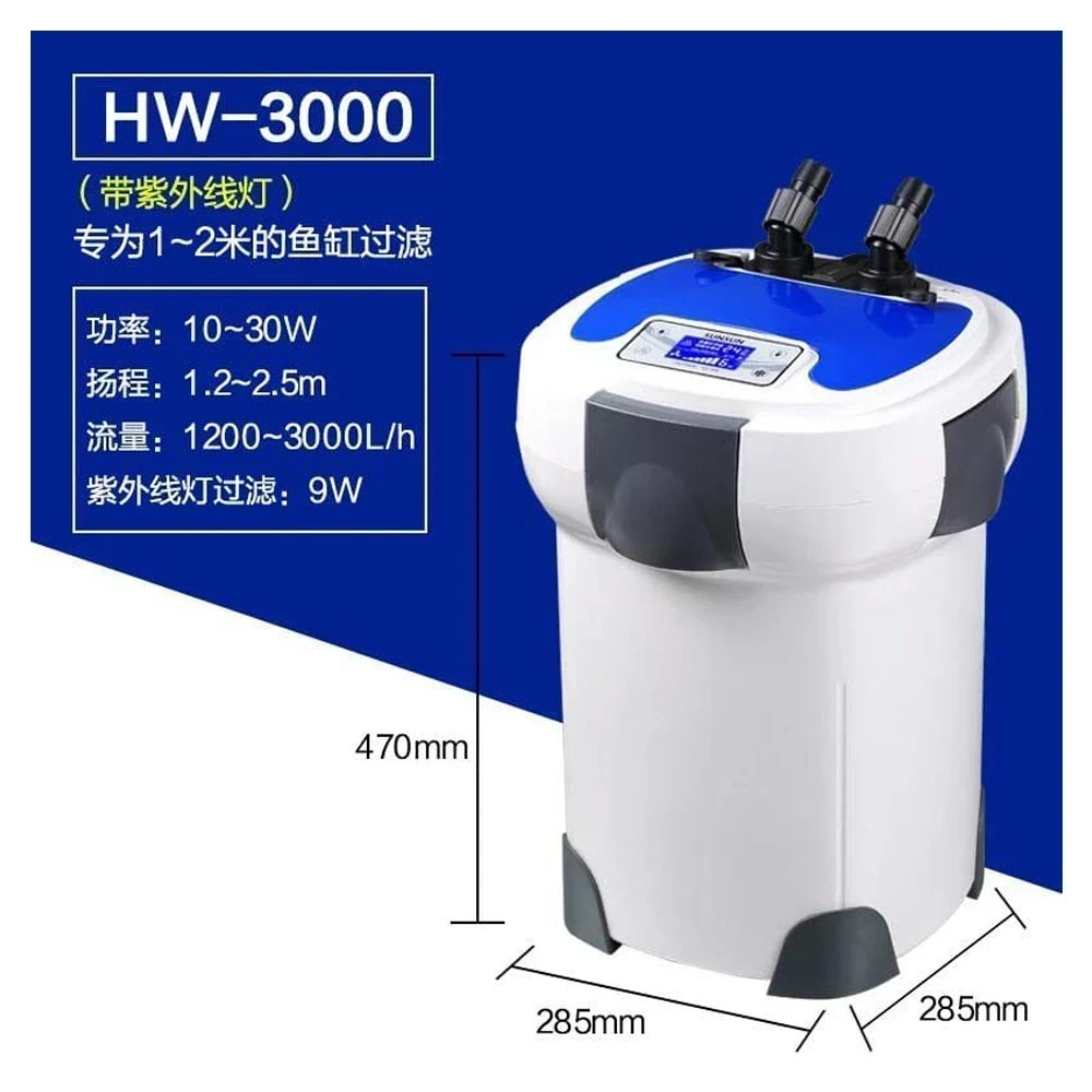 Filtro Canister Sunsun HW-3000 UV 30w 3000l/h 3