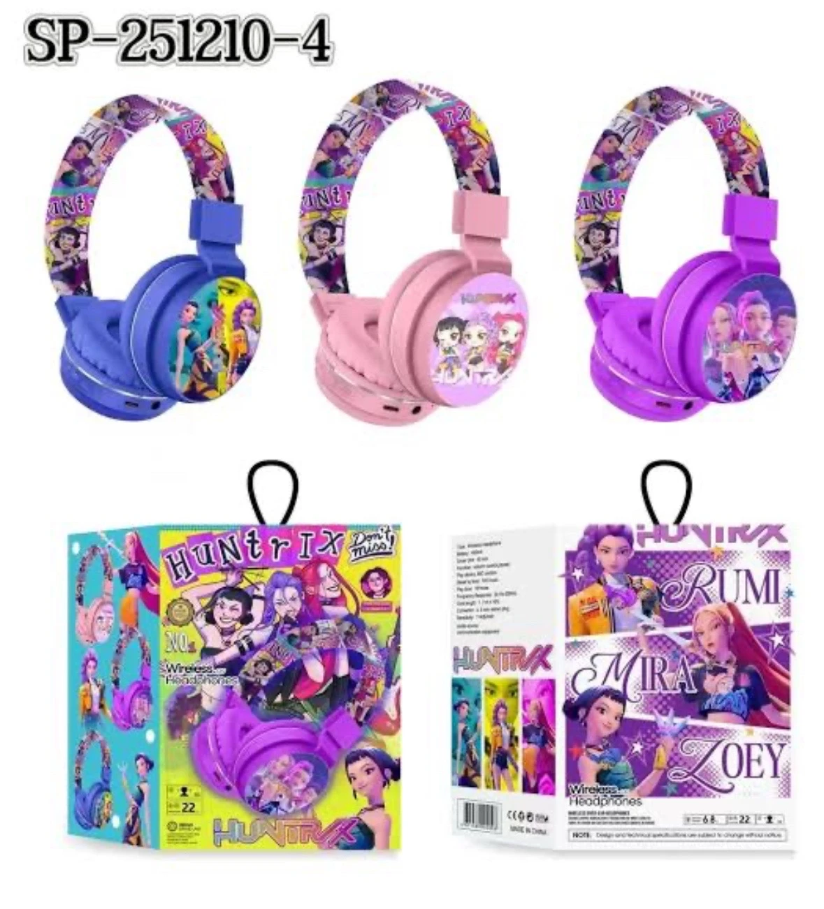 AUDIFONOS HUNTRVX KPOP BLUETOOTH 7