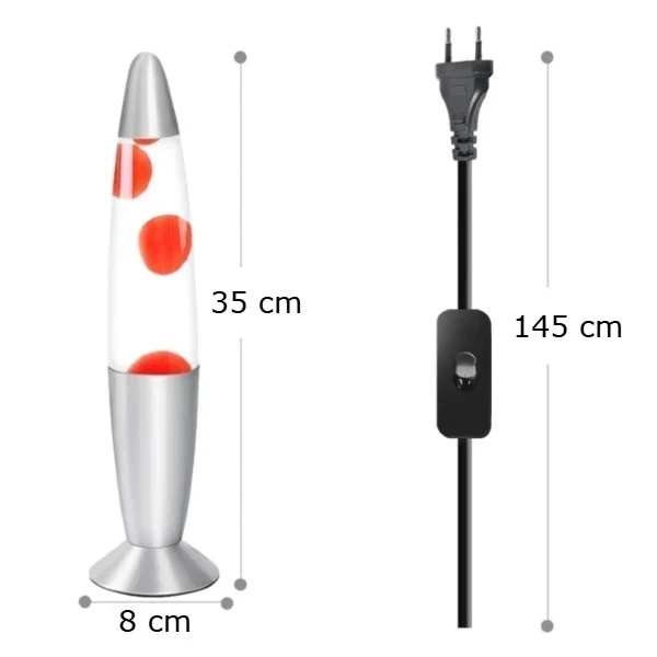 Lampara De Lava 35cm 2