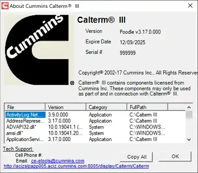 CALTERM 3.17