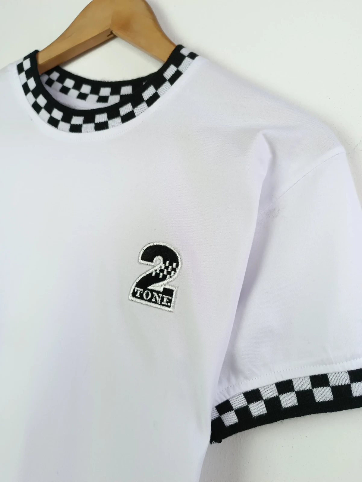 Camiseta 2 tone blanco  3