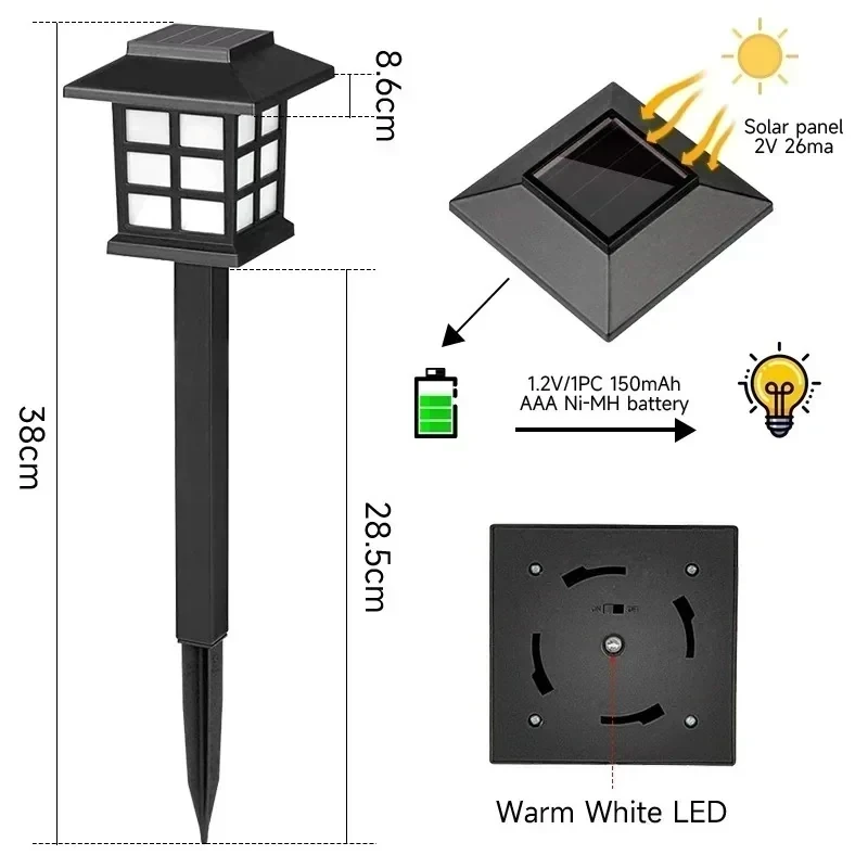 ESTACA SOLAR LED FAROL  5