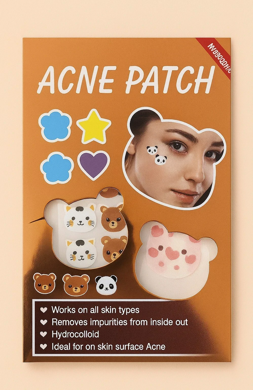 Parches para acné en forma de animalitos 💝🥰
