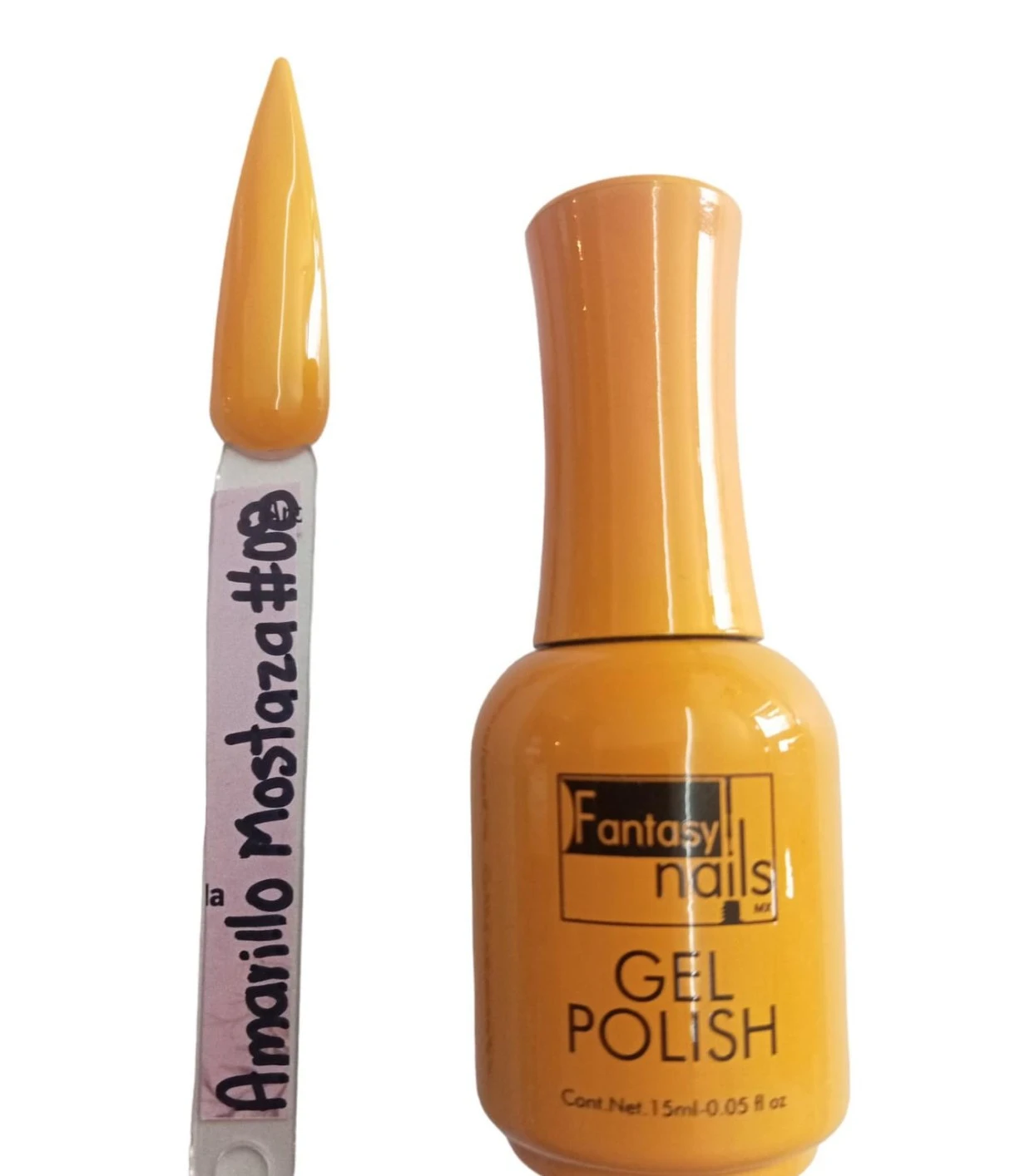 Gel # 08 amarillo mostaza 15 ML