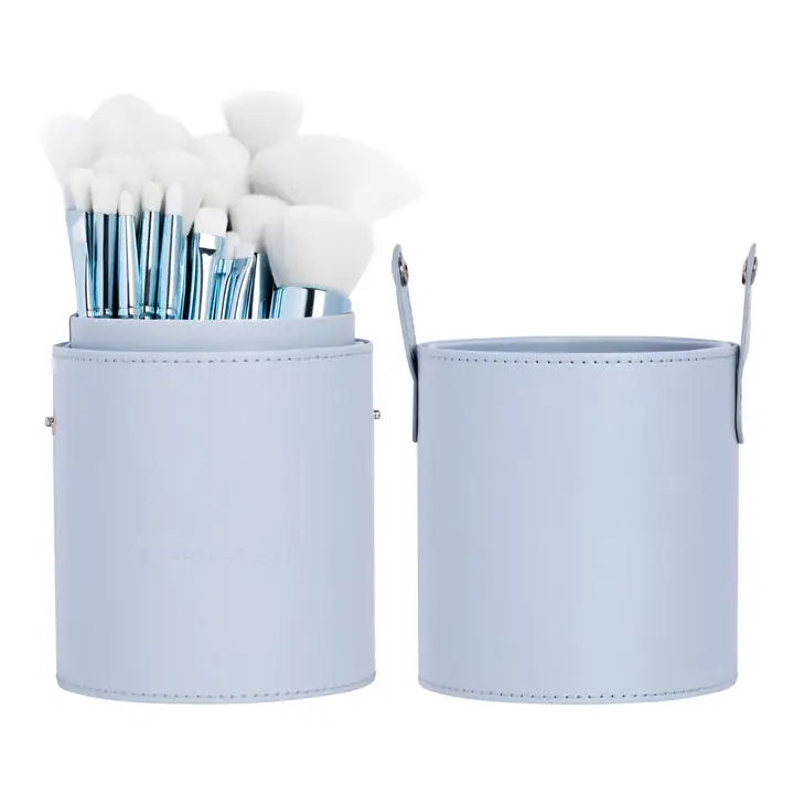  SET PROFESIONAL 24 BROCHAS + ESTUCHE CILINDRO JUMBO MANHATTAN  2