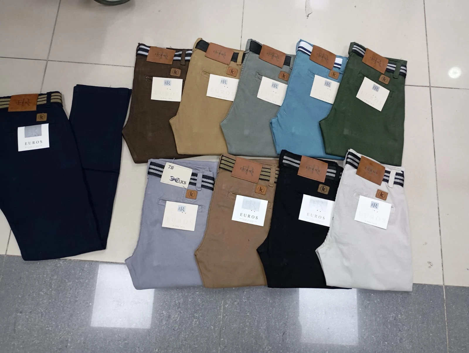 Pantalones en gabardina  2