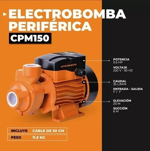BOMBA DE AGUA LÜSQTOFF 