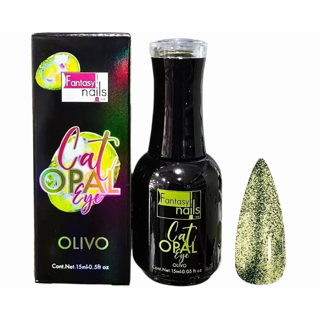 CAT EYE OPAL OLIVO FANTASY NAILS