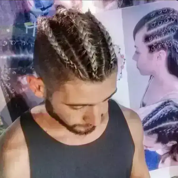 Tres Trenzas frontales