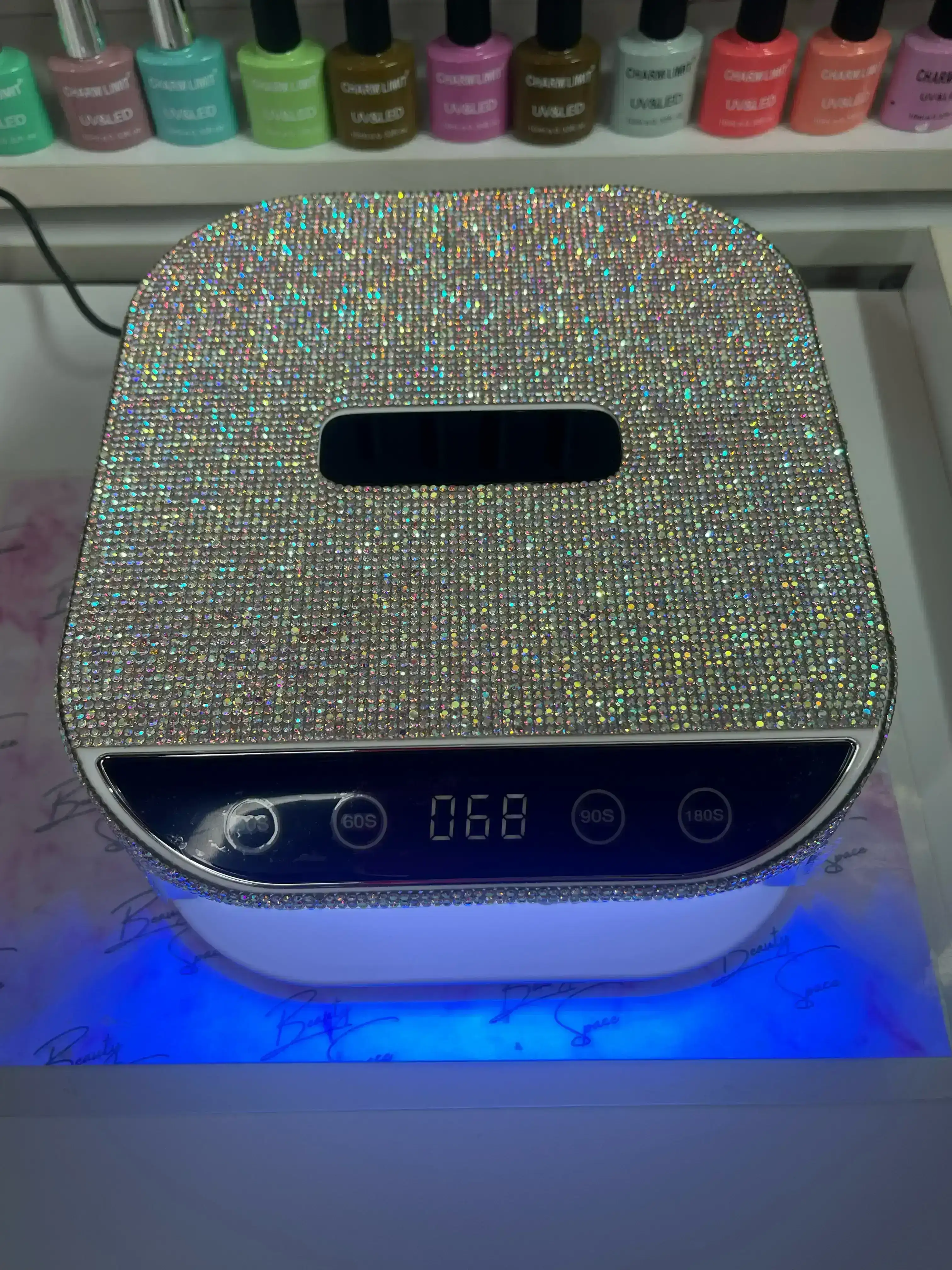 Cabina Diamante Con Cargador 36led 72w 