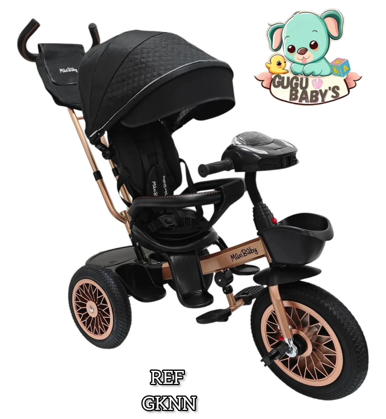 TRICICLO MAXI BABY NEGRO