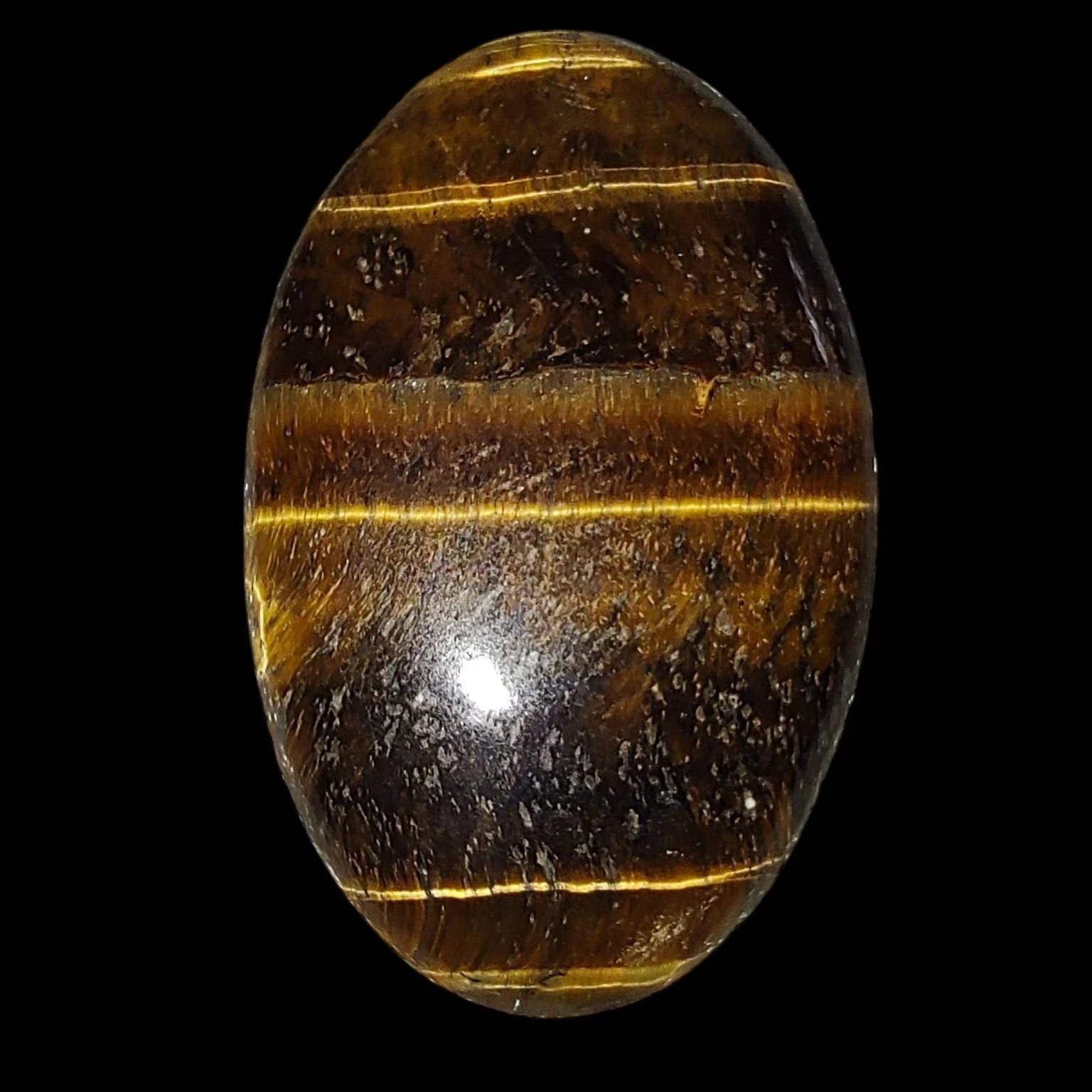 Cabujon de ojo de tigre de 36 quilates