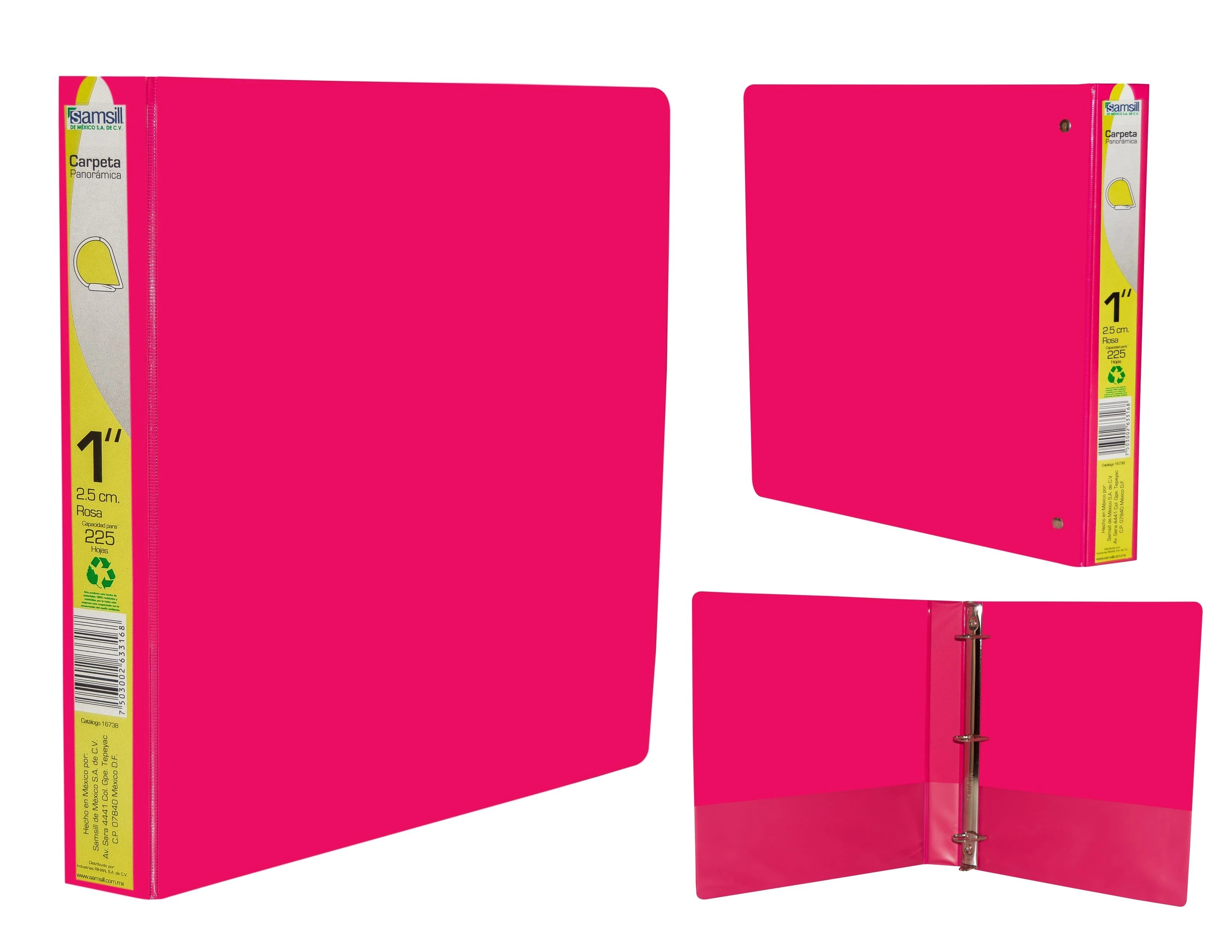 Carpeta fiusha 1" panorámica 