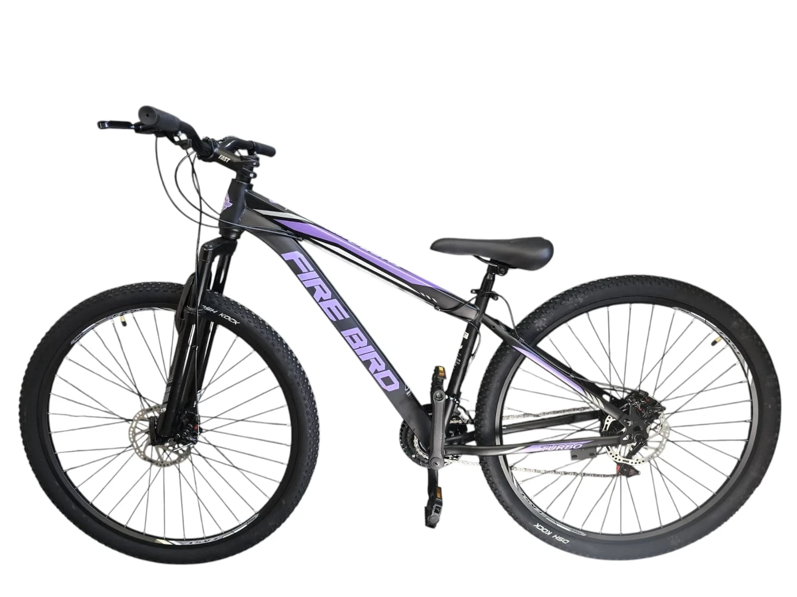 BICICLETA FIREBIRD TURBO ROD29 TALLE S COLOR NEGRO Y VIOLETA