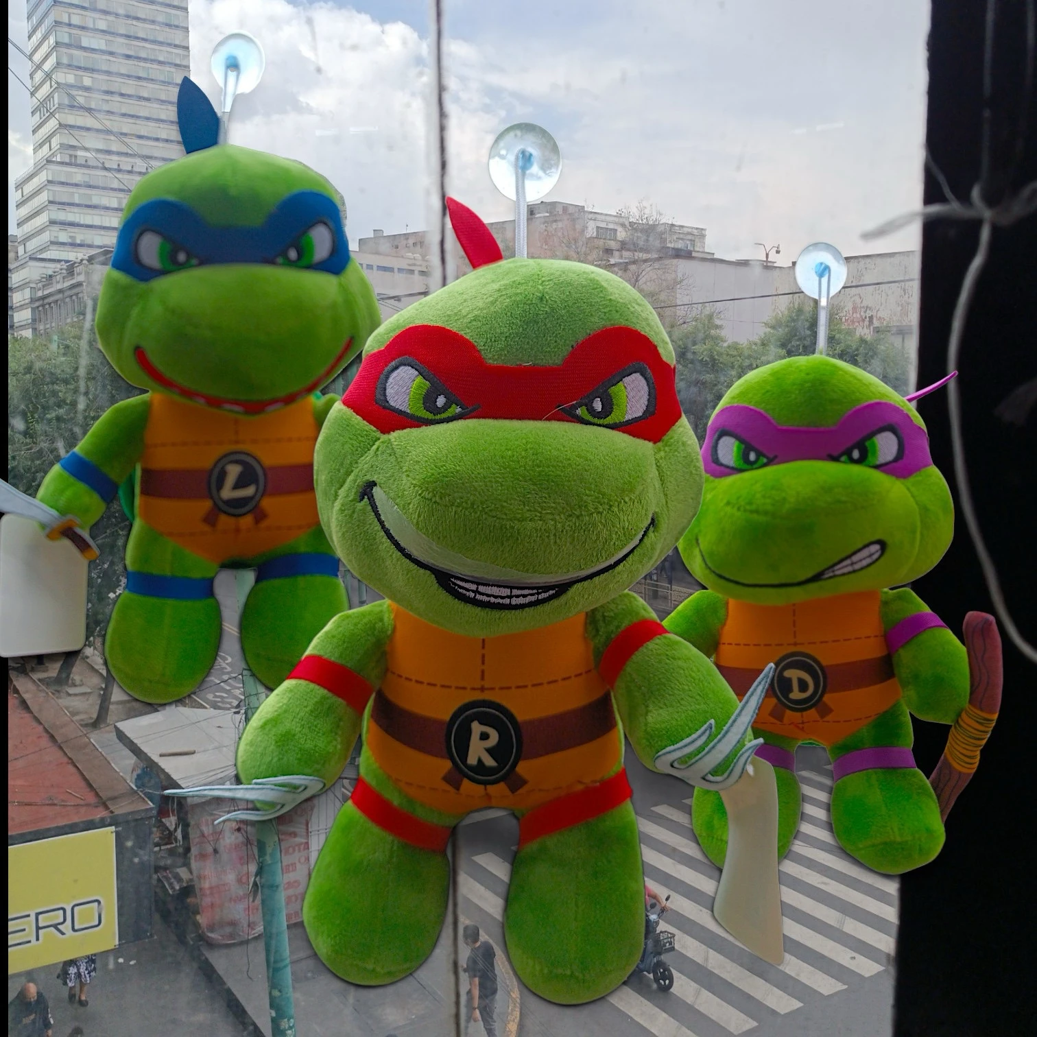 Peluche tortuga ninja calidad premium ultra suave