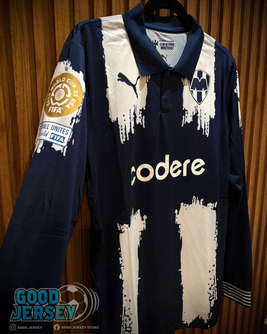 Jersey Rayados Manga Larga MDC  3