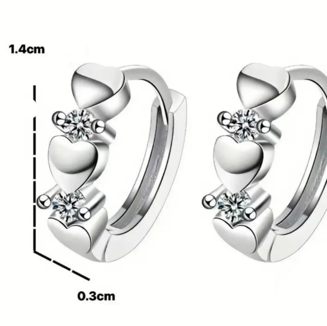 ARETES DE PLATA NIÑAS 3