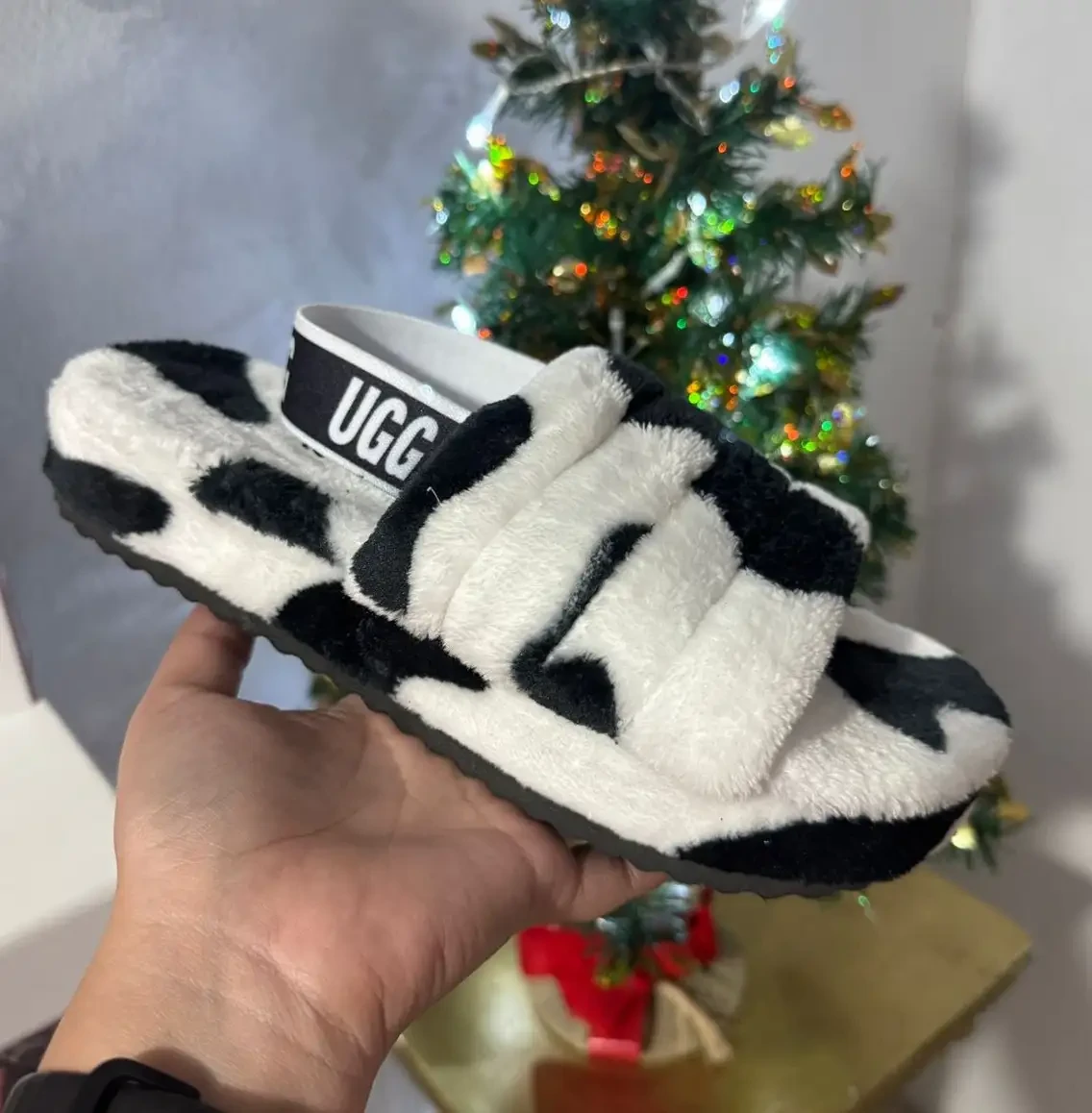 Mod.227 Mayoreo Pantunfla peluche vaca