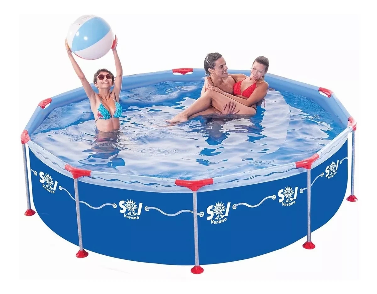 Pileta estructural Sol de Verano Sol Arco 10 x 300 cm de ancho x 3 m de diámetro