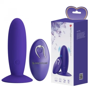 Vibrador Plug anal - con control