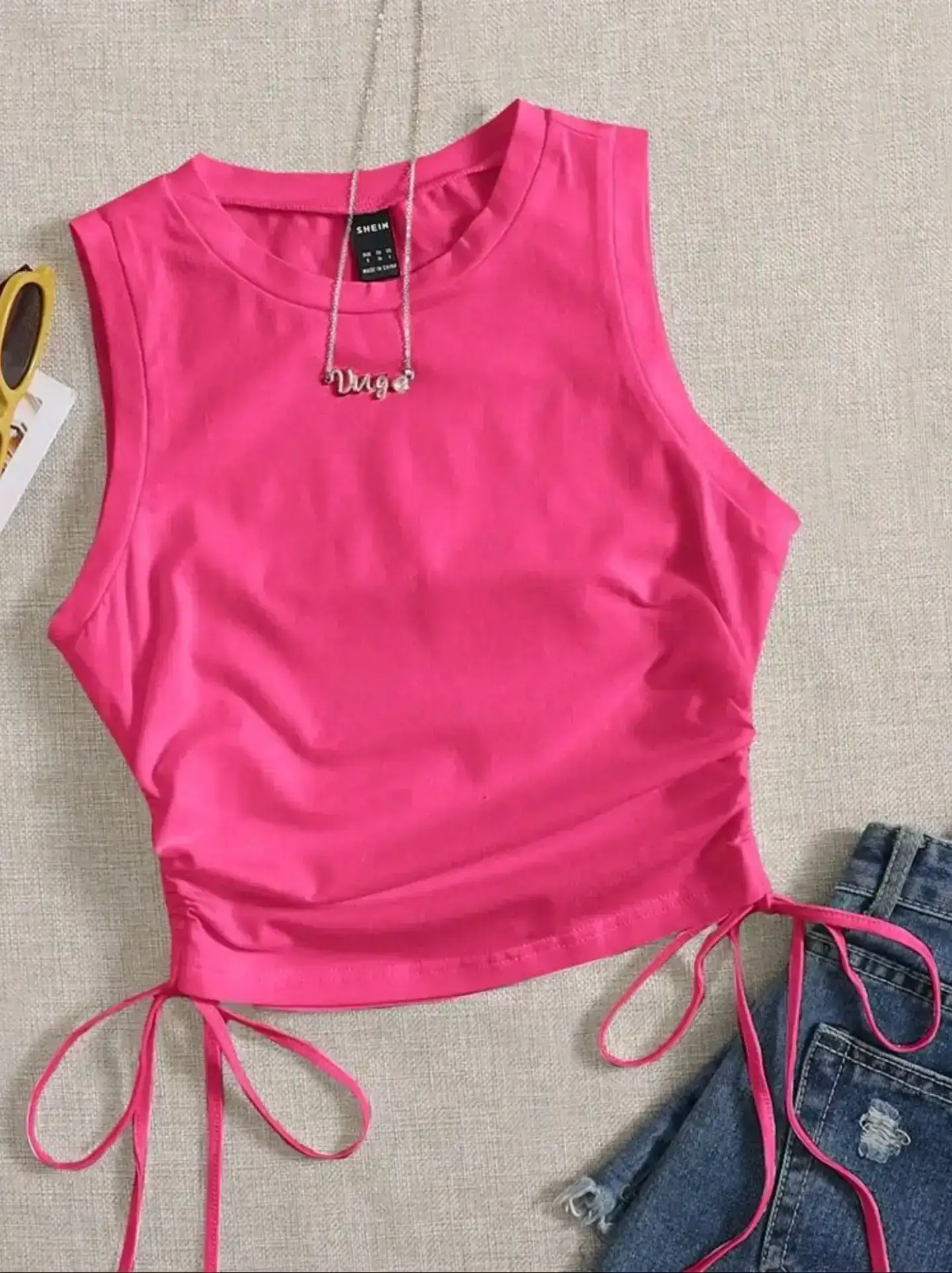 Top rosa fucsia  2