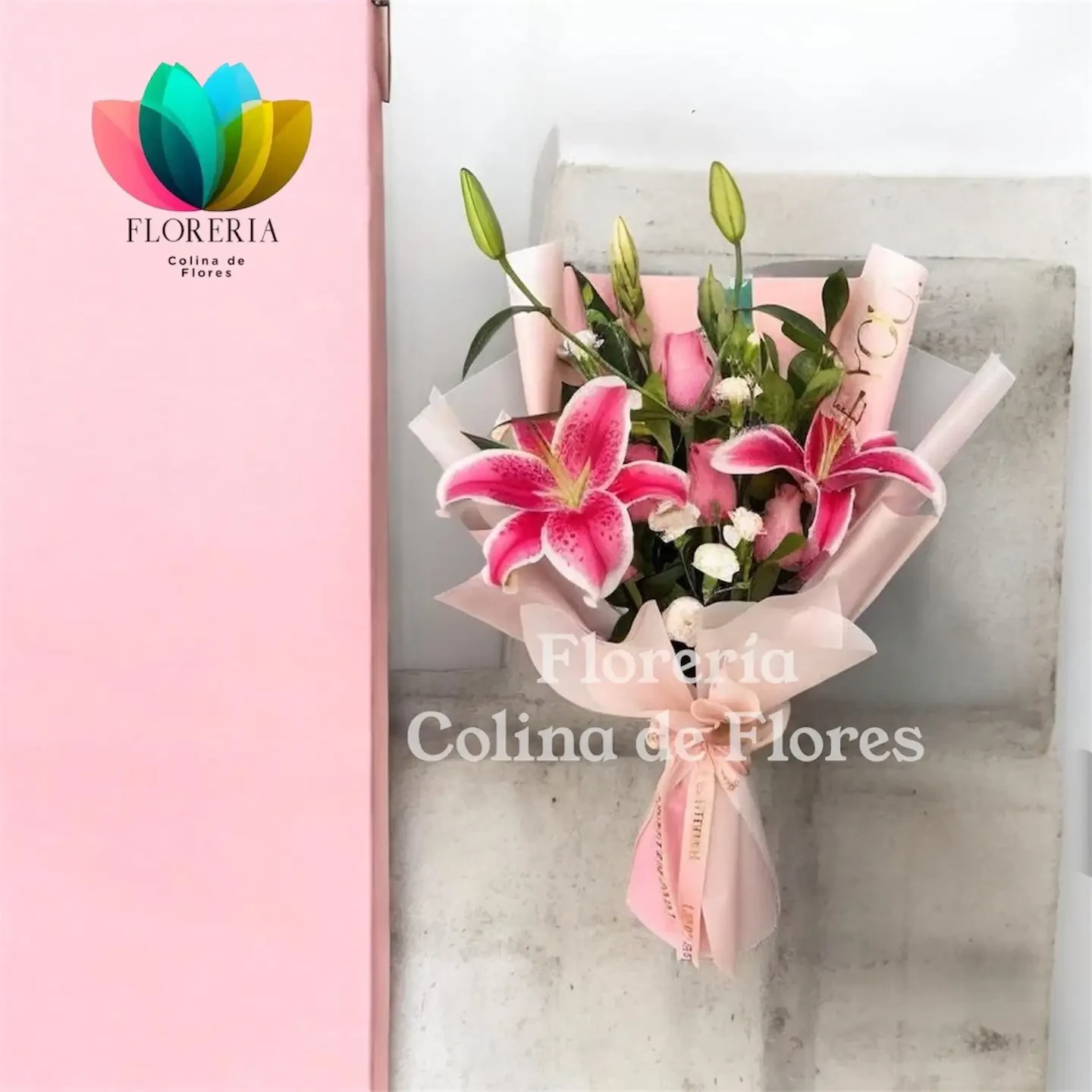 Rosas y lirios 