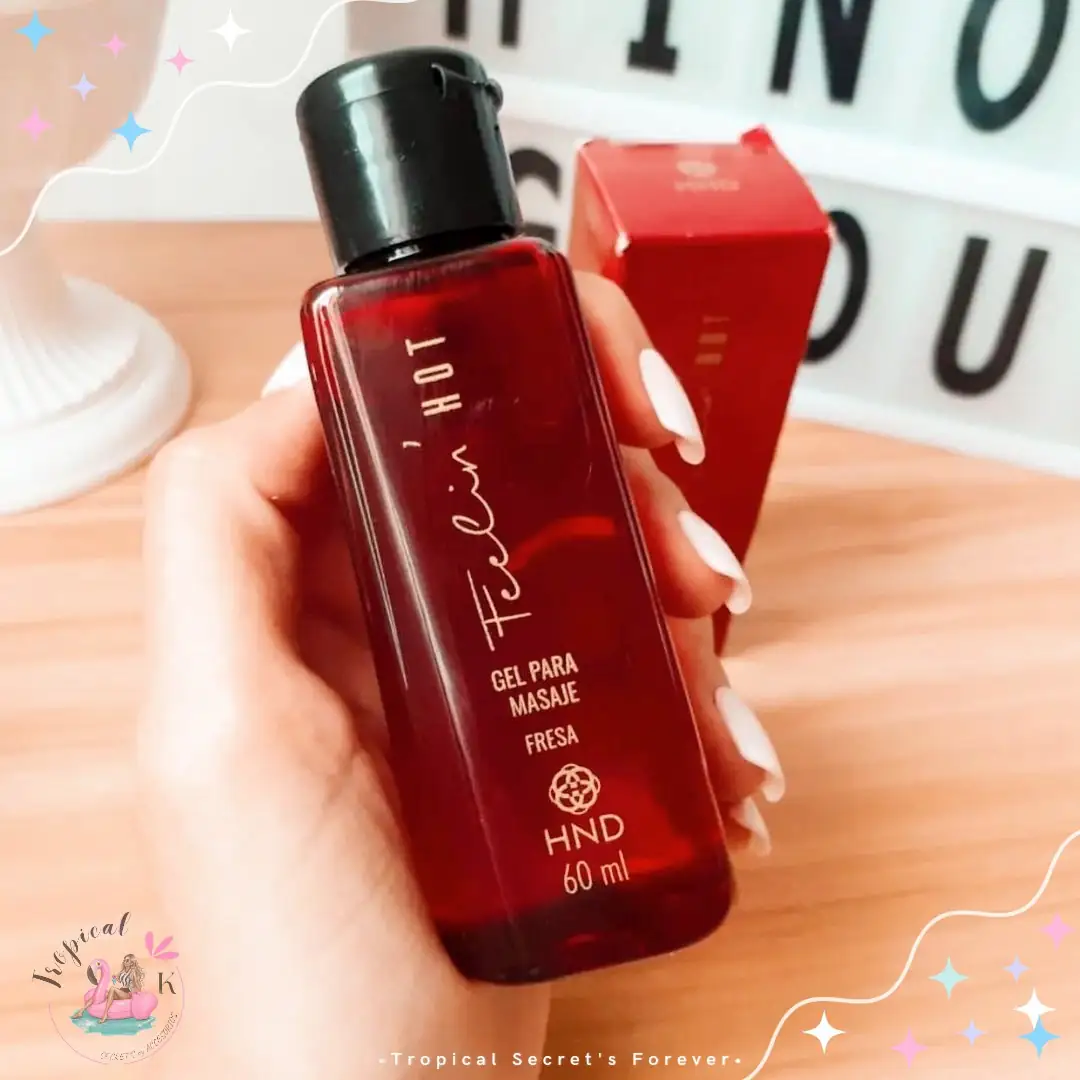 🍓GEL PARA MASAJE FEELIN HOT FRESA🍓