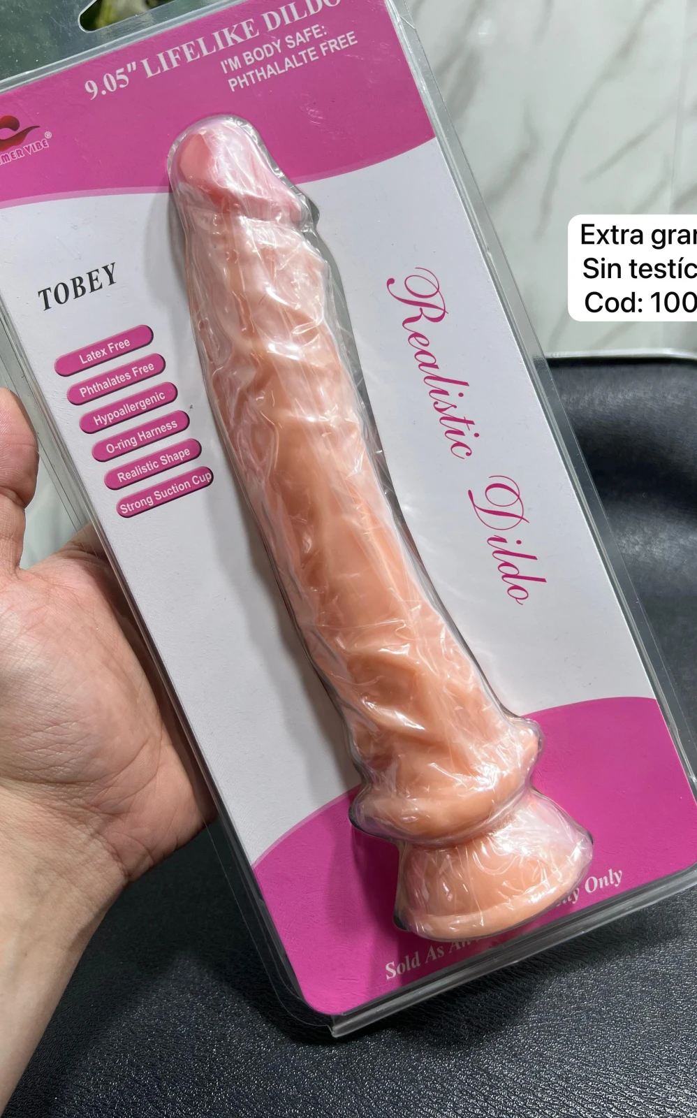 Dildo con Ventosa 