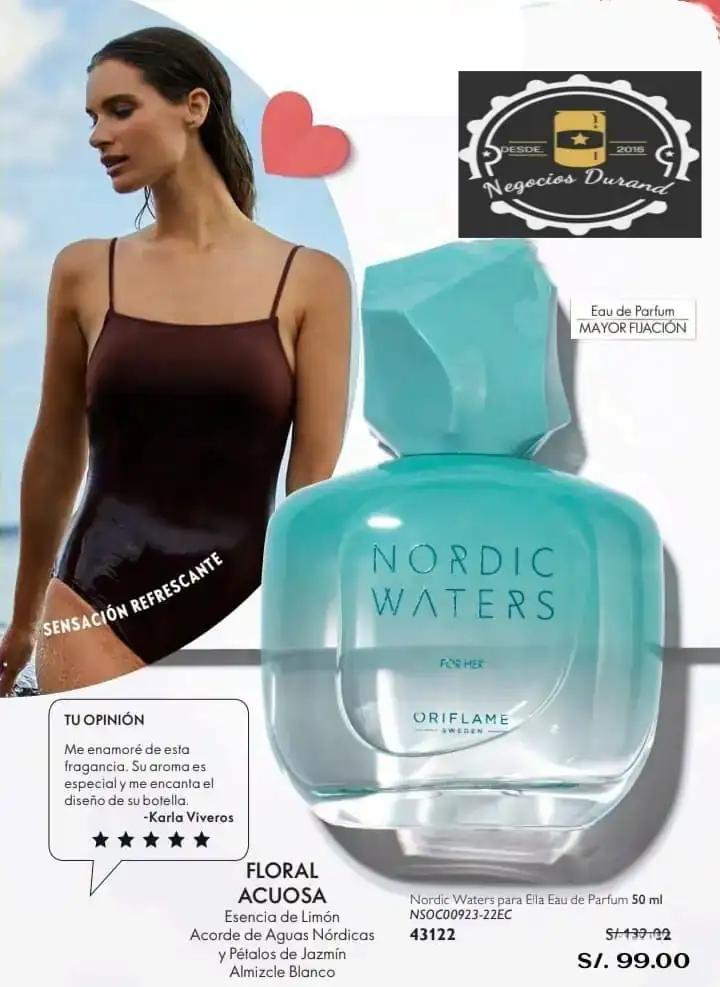 Nordic Waters para Ella Eau de Parfum
