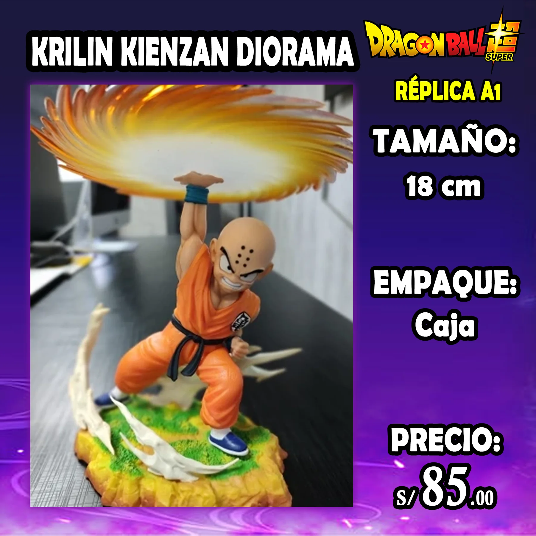 Krilin Kienzan Diorama