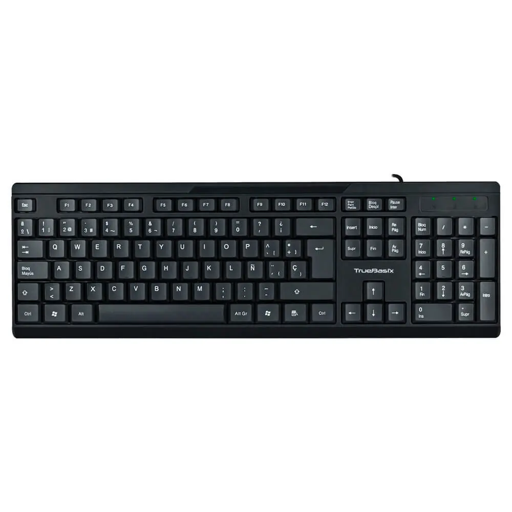 TECLADO USB TRUEBASIX