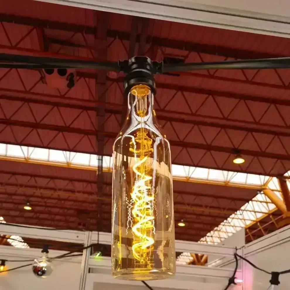 FOCO LED ZAFIRO BOTELLA 7W E27 AMBAR  3