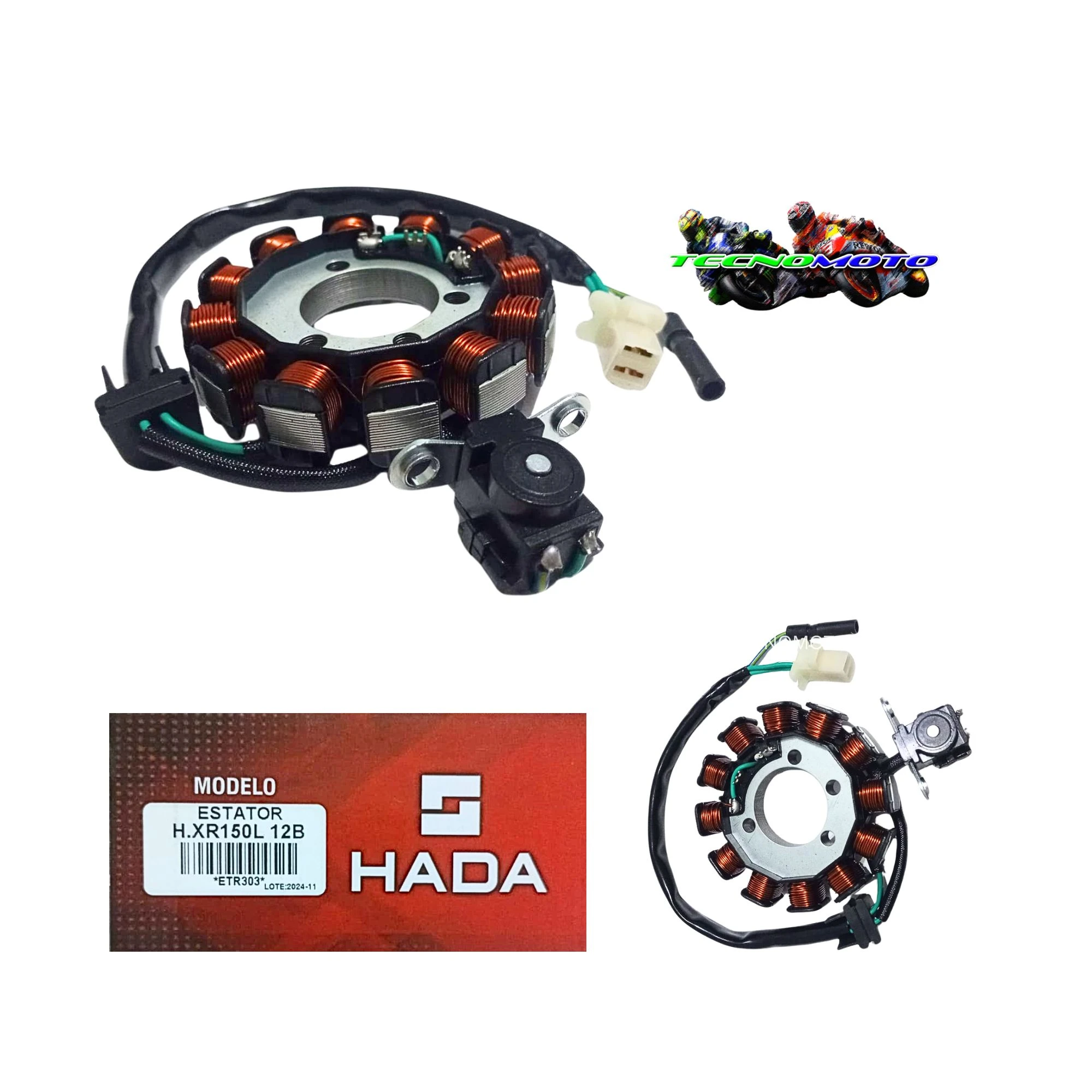 ESTATOR HONDA 150 XR (3 CAB./12 CAM.)  100% -48434