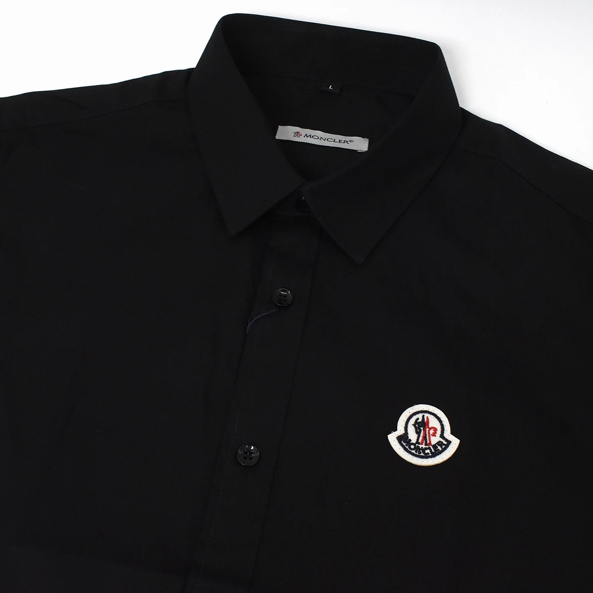Camisa Manga Larga Moncler negra 4