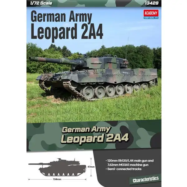 1/72 Academy German Army Leopard 2A4