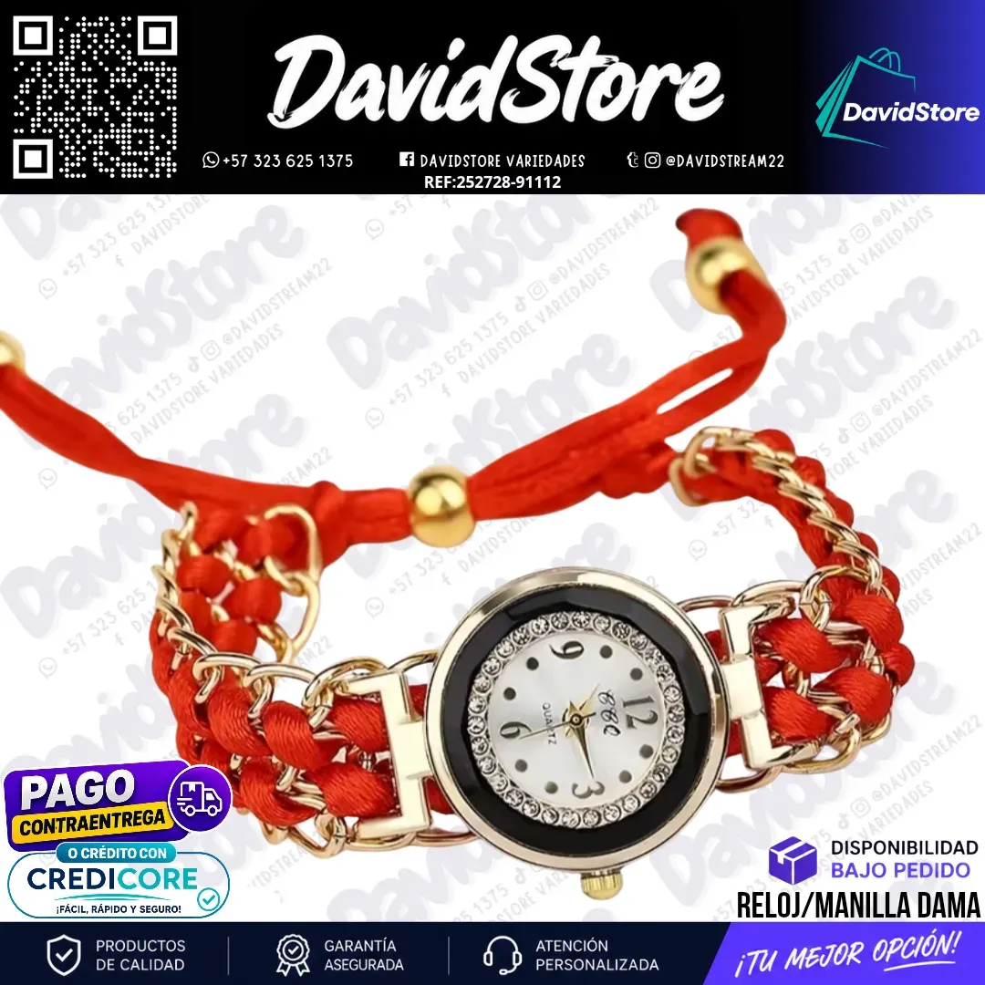 Reloj Manilla Dama Tejido