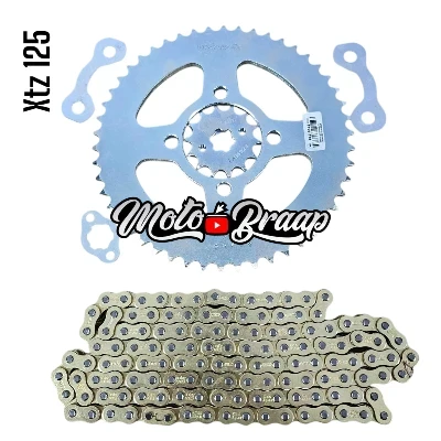 RP XTZ 125 Kit de arrastre Cassarella 50-14 cadena reforzada 428H 124