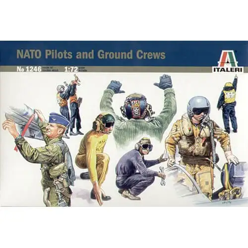 1/72 Italeri NATO Pilots and Ground Crew Figure Set
