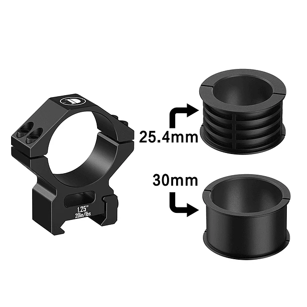 MONTURA PARA RIEL DE 22 MM Y TUPO DE 25.4/30/34 MM 5