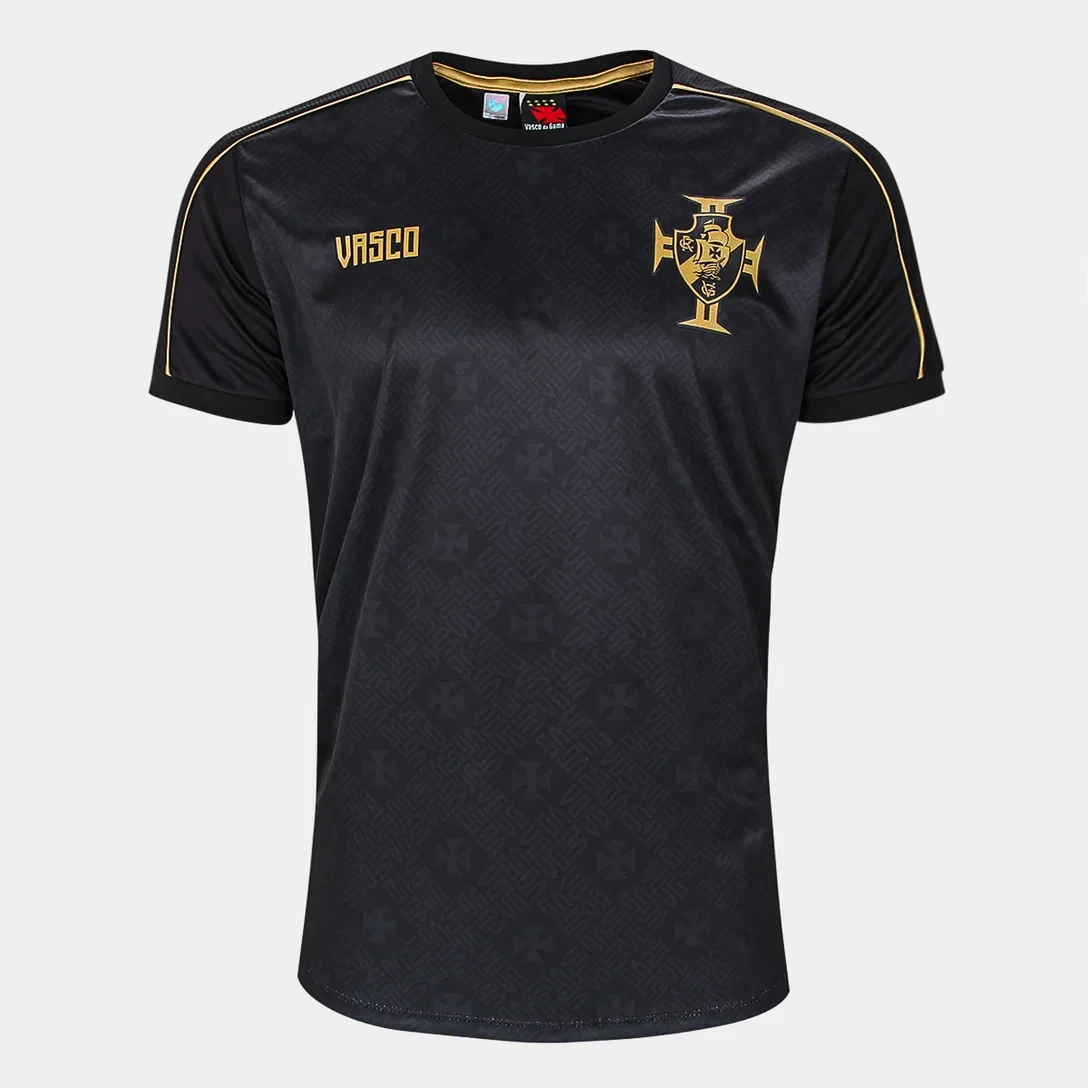 CAMISA BRAZILINE DAWN VASCO PRETA  5