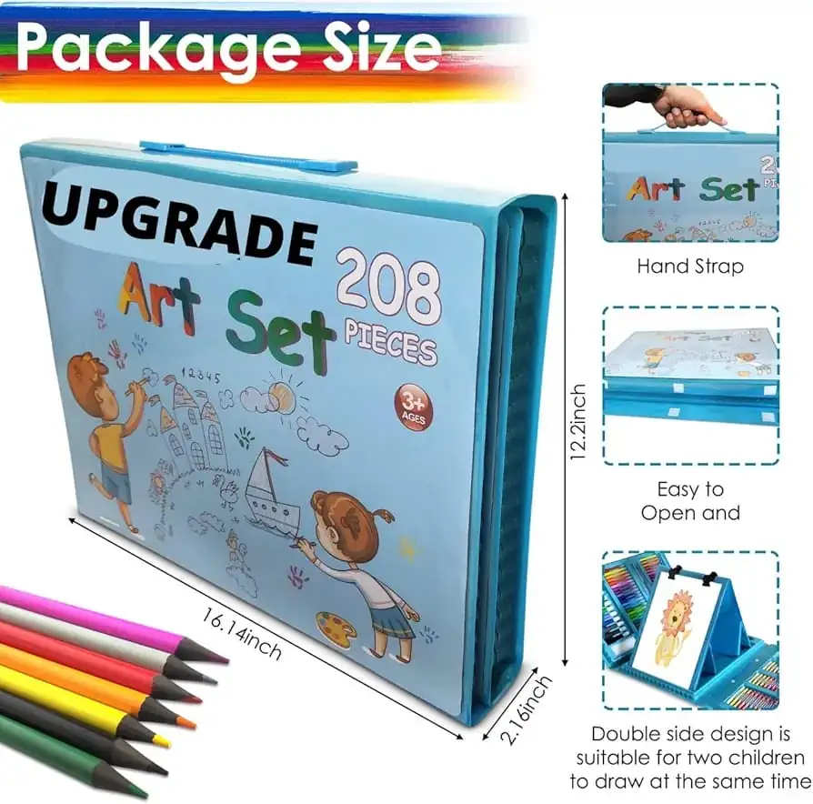 Set de arte 208 piezas 2